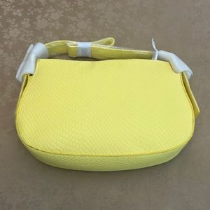Yellow JustFab purse